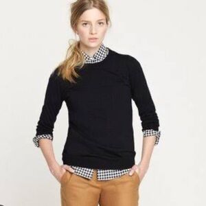 J. Crew Merino Wool Tippi Sweater, Long Sleeve, Navy M